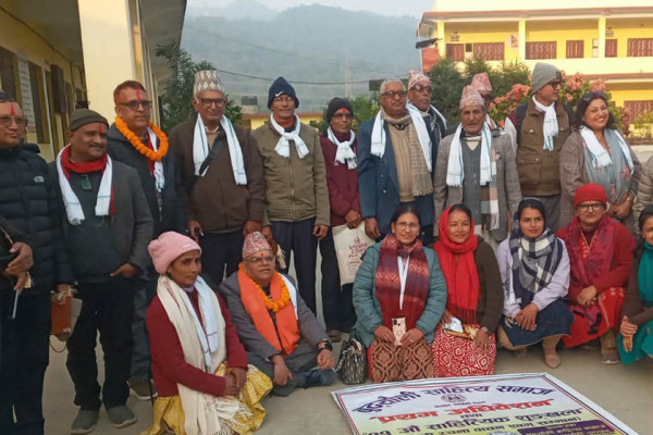 बुढ्यौली साहित्य समाजमा घनश्याम पन्त